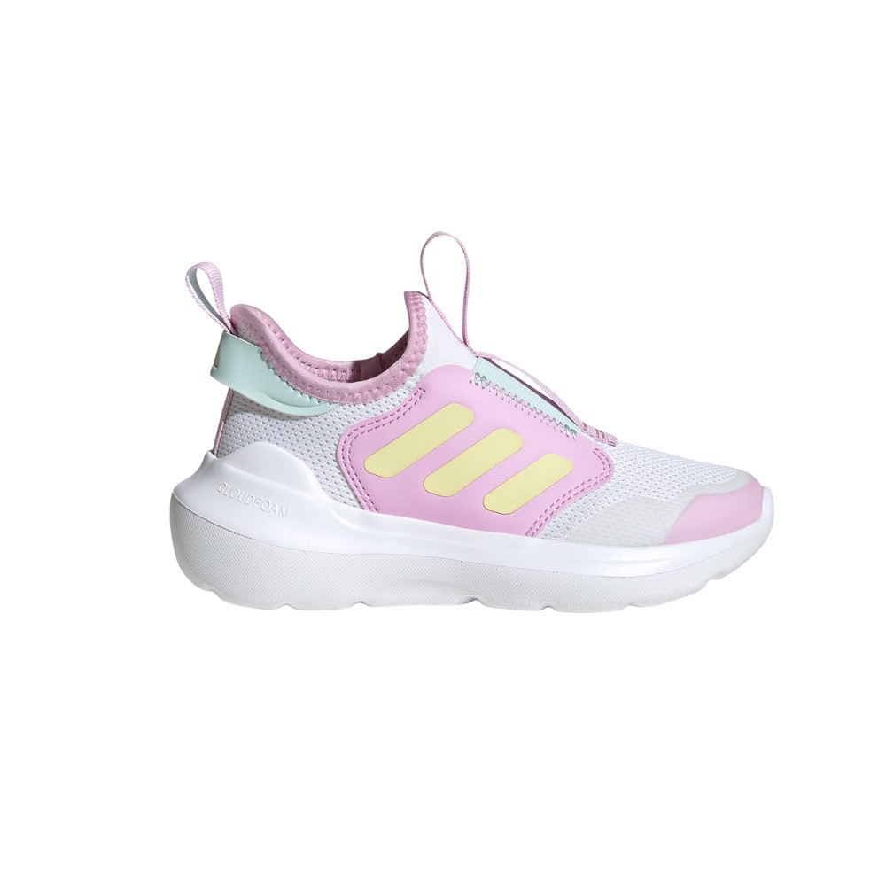 adidas Tensaur Comfort Slip On  Youth Girls Purple, White Sneakers Casual Shoes