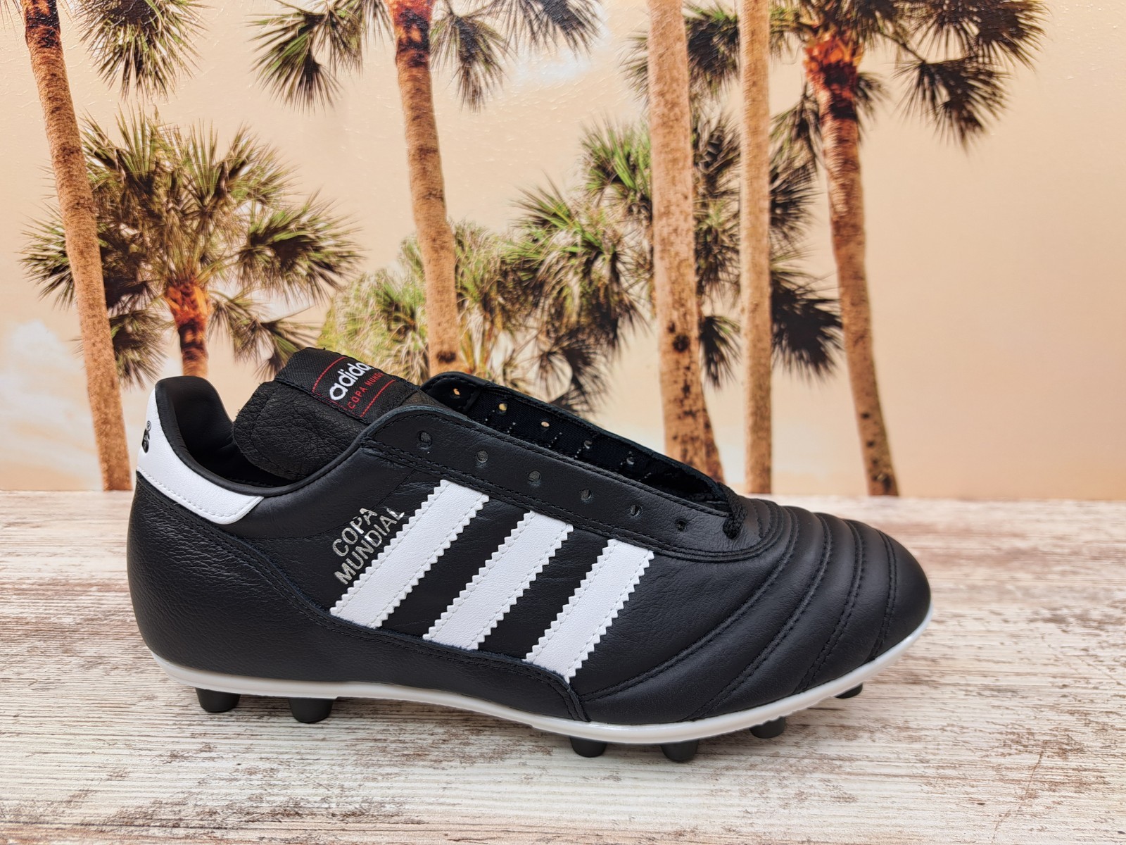 Adidas Copa Mundial Leather Soccer Cleats Black White Men's Size 5.5 NEW