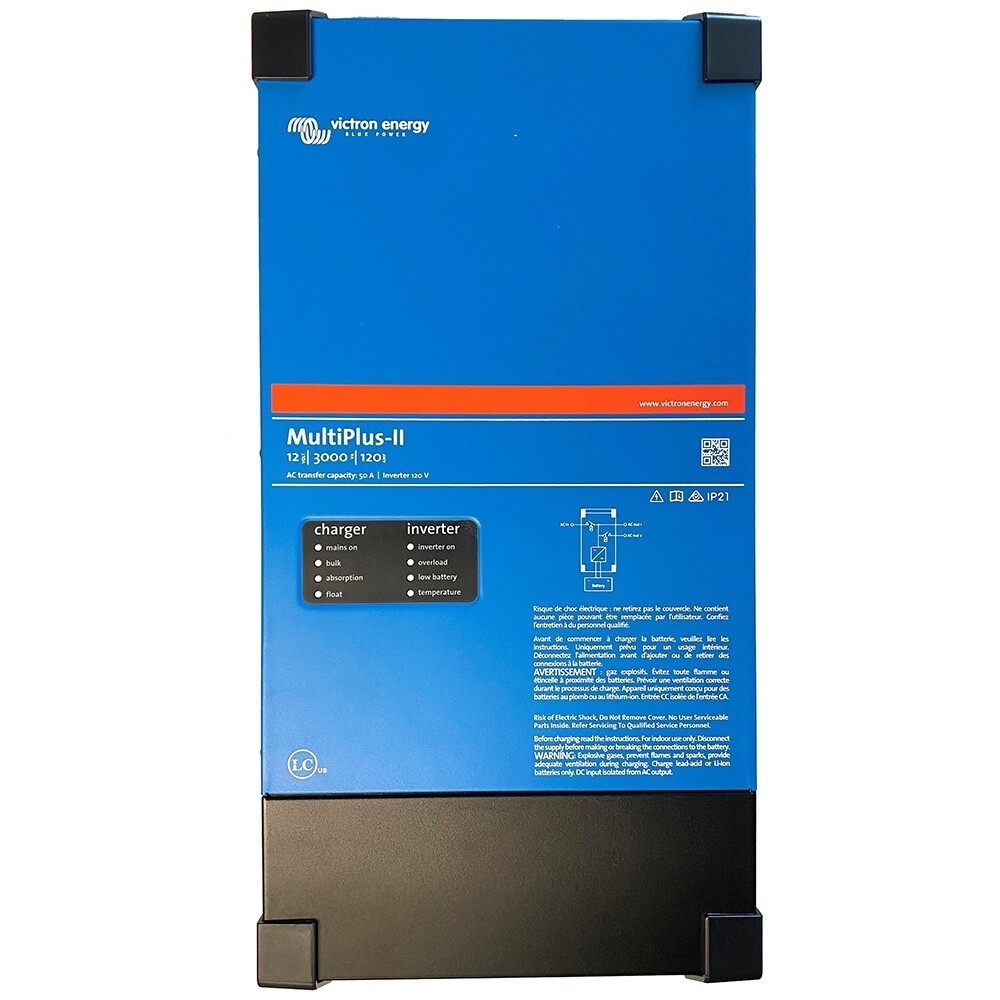 Victron Energy MultiPlus-II 12/3000/120-50 120V Inverter Charger - PMP122305122
