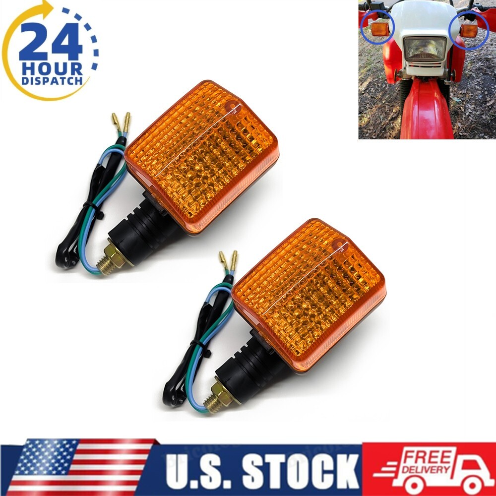2PCS For Honda XR650L XR250L 1993-2020 Turn Signal Indicators Blinker Light