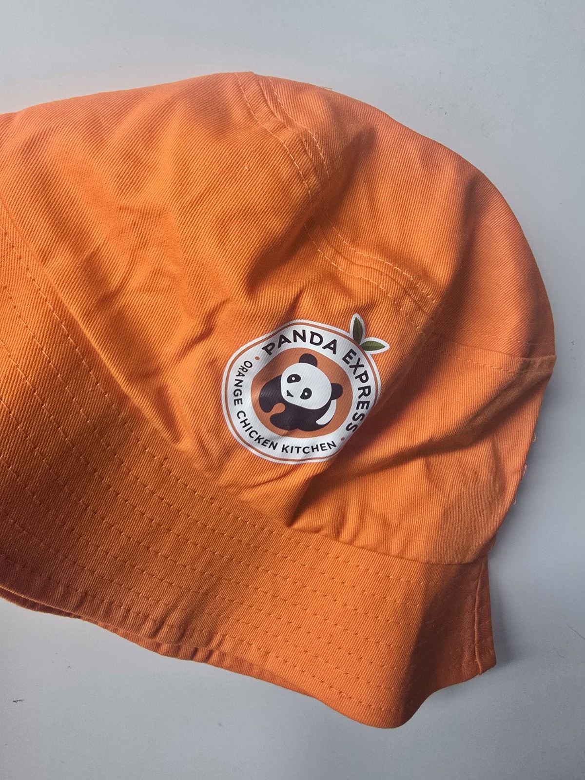 The Panda Express Logo Collectible Bucket Hat Orange
