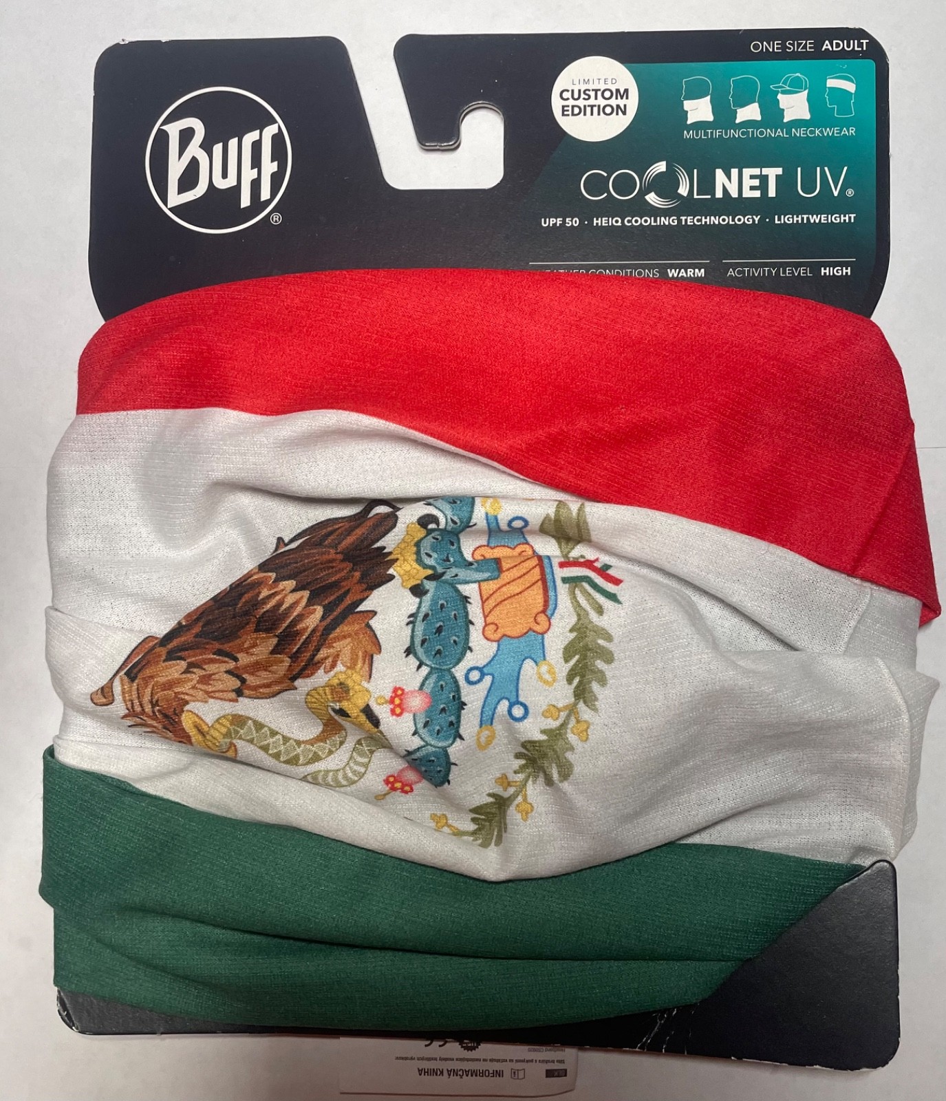 NEW BUFF MEXICO COOLNET GAITER NECK HEAD SPAIN COOL NET