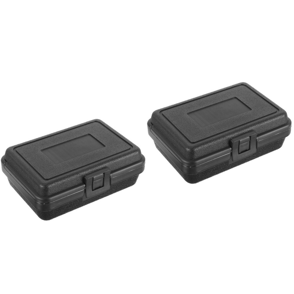 Set of 2 Tool Box Plastic Mechanic Storage Case Small Parts Toolbox