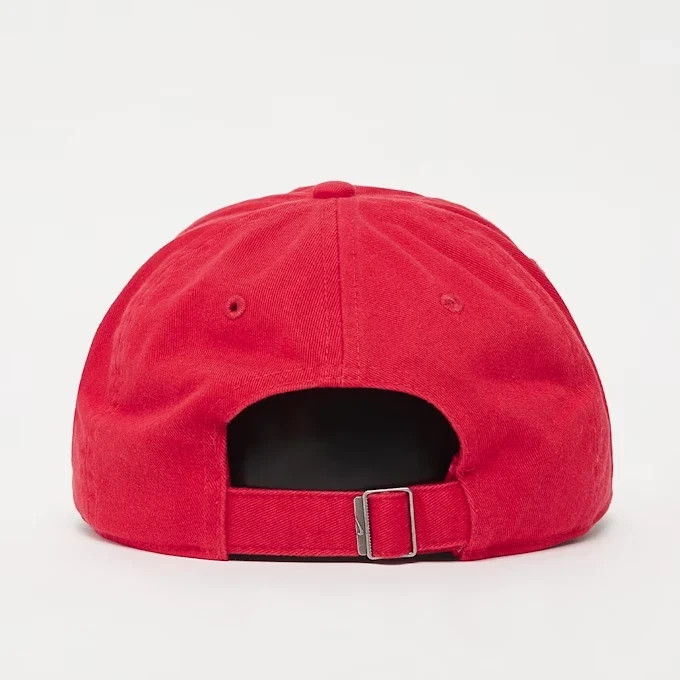 Nike Club Unstructured Futura Wash Cap Hat Adjustable Cotton Red Adult New