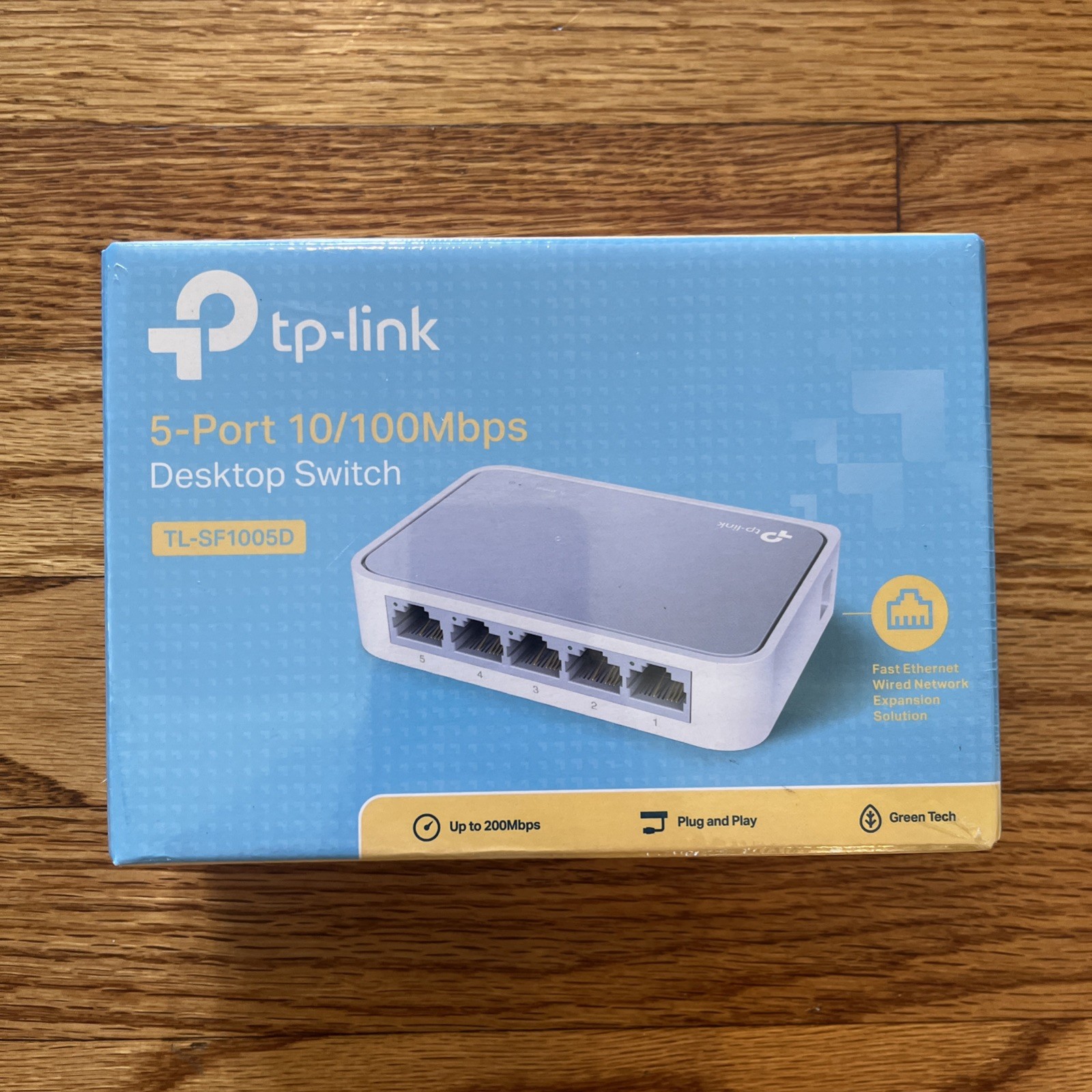 TP-Link SF1005D 5-Port 10/100Mbps Fast Ethernet Switch (Brand New SEALED)