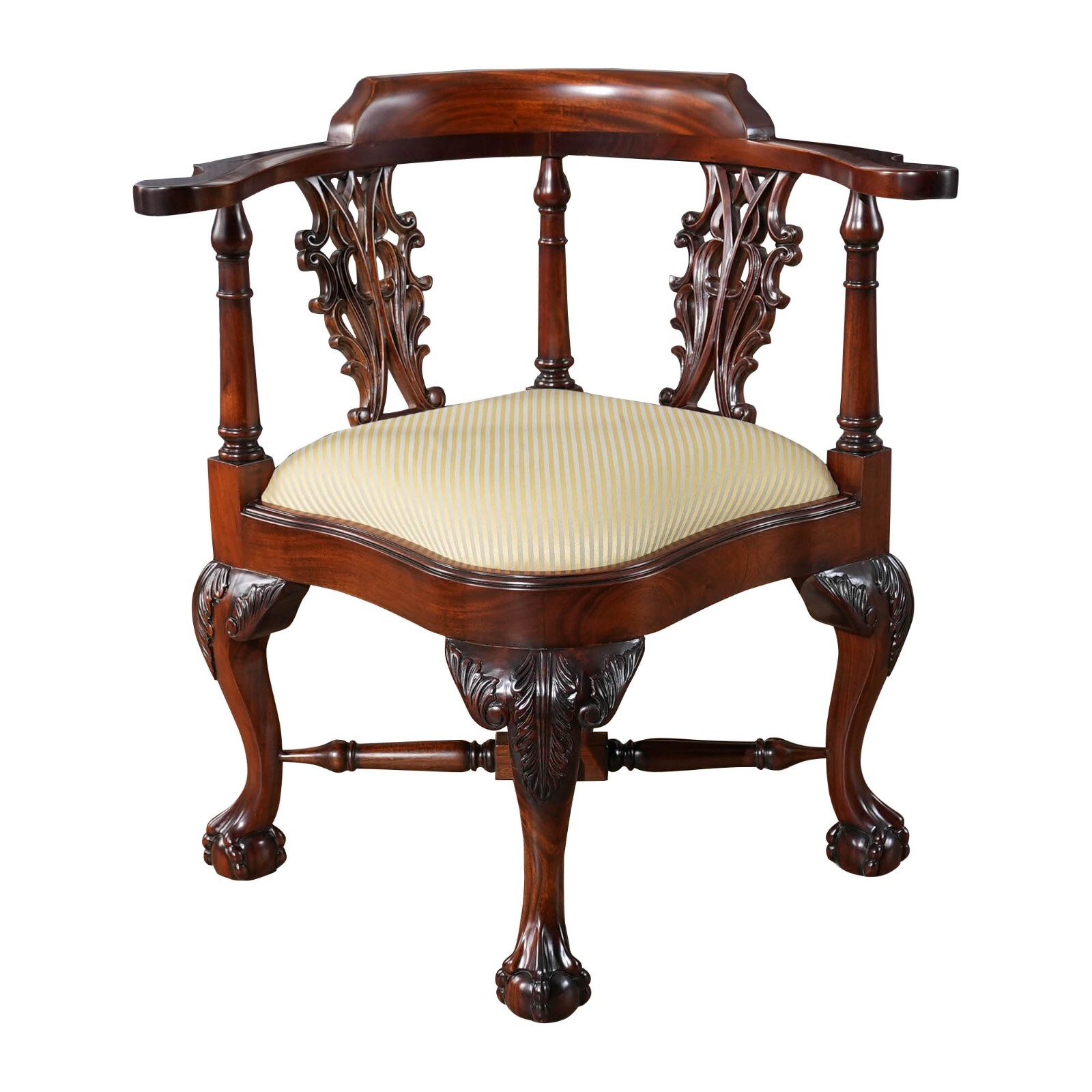 NLR076, Niagara Furniture,  Large Corner Chair,  Mahogany Corner Chair