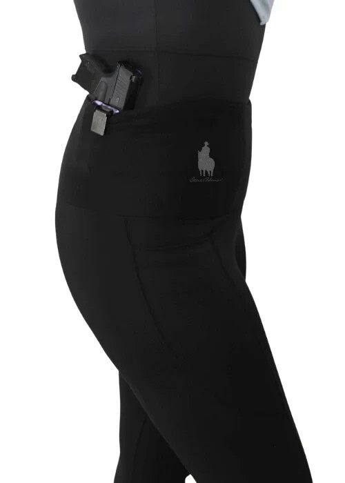 Dene Adams Phantom 2 Concealed Carry Concealment Leggings Black Size SMALL