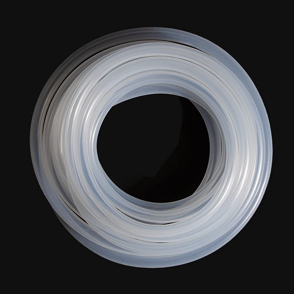 Feelers Silicone Tubing, Food Grade Pure Siliconce Hose 1/16"ID-1/8"OD, Clear