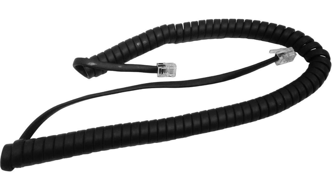 NEW 9 Foot Black Handset Curly Cord Cisco 9900 8900 8800 6900 Series IP Phone