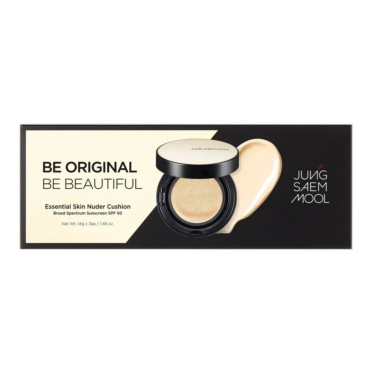 Jung Saem Mool Essential Skin Nuder Cushion Bundle set 14g +(2) Refill 21 Medium