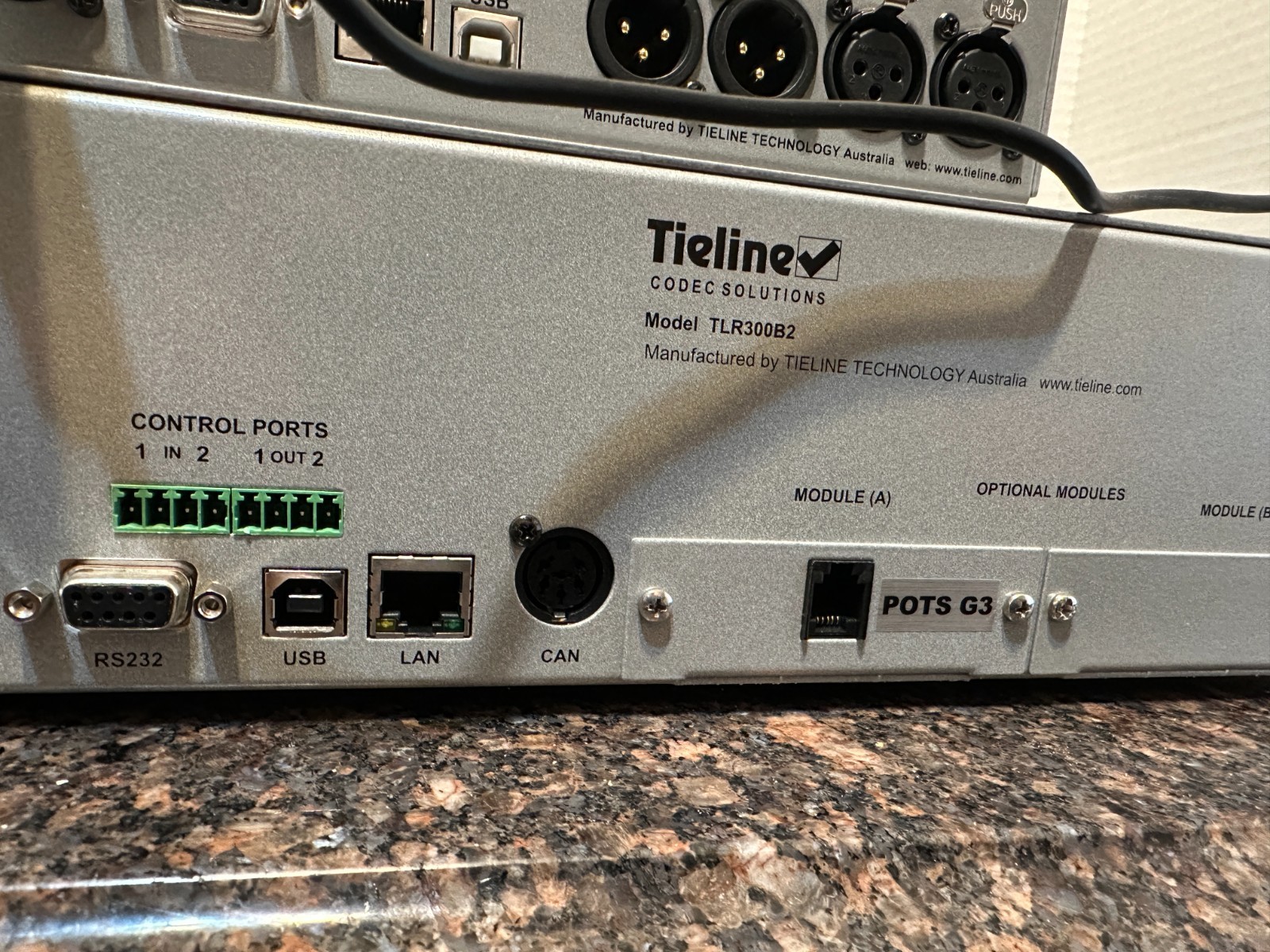 Tieline Commander G3 IP POTS Rack and Portable Broadcast Audio Codec.