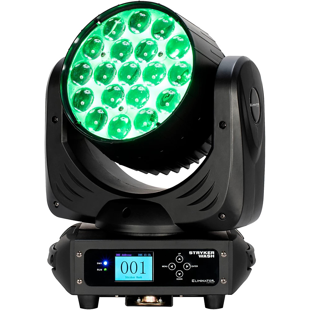 Eliminator Lighting LED Moving Head Stryker Wash Black Refurbished