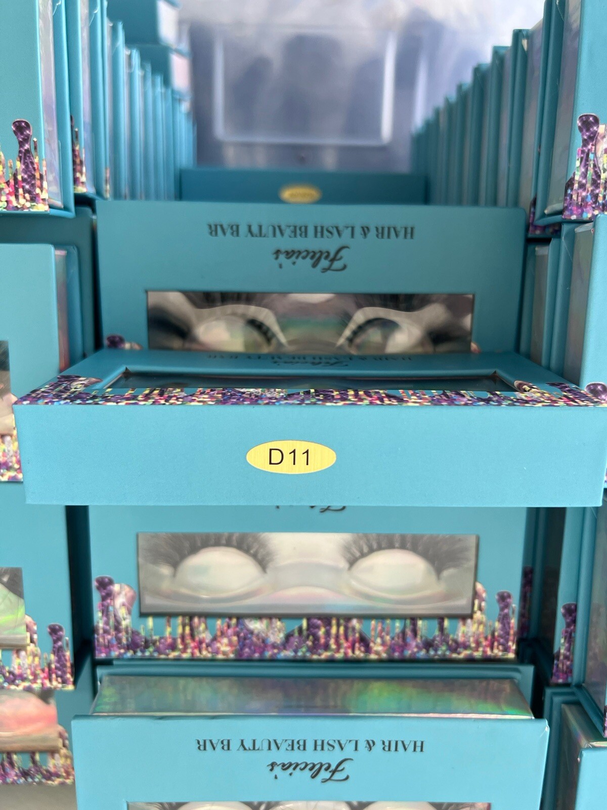 Mink Lashes fluffy false eyelashes, 18mm Dramatic look, Cat eye Apperance