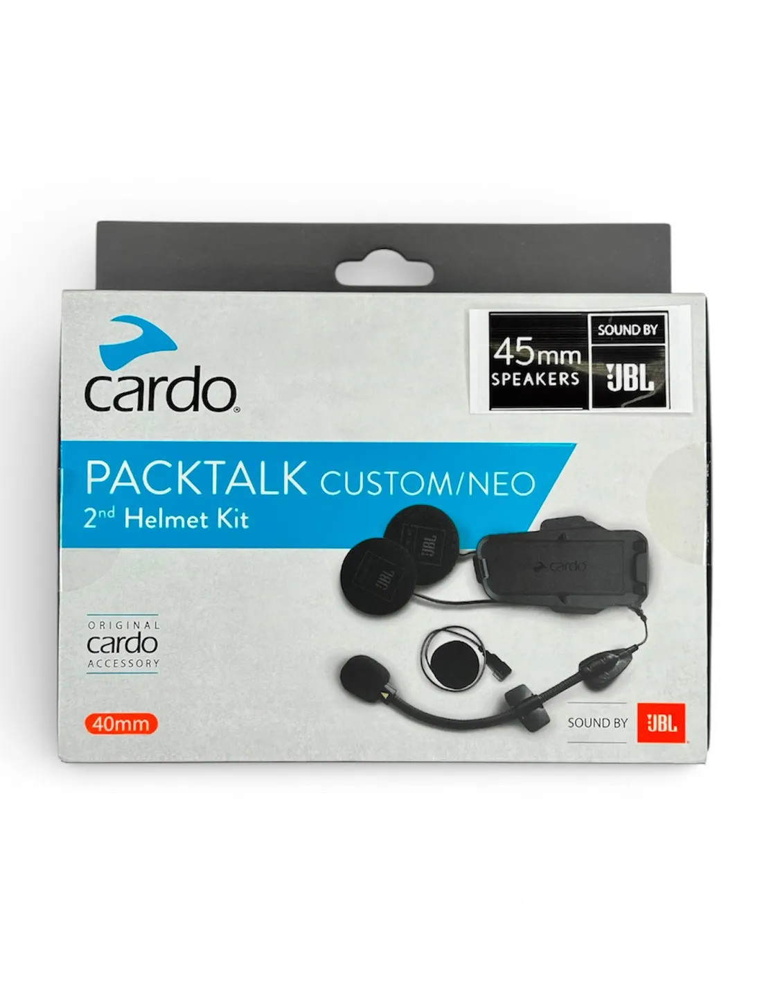 Cardo PackTalk NEO/CUSTOM JBL 45mm 2ND Helmet Kit Premium Sound