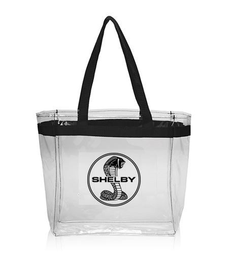 Shelby Clear PVC Tote Bag - Great for Stadiums & Other Events * FREE US SHIPPING