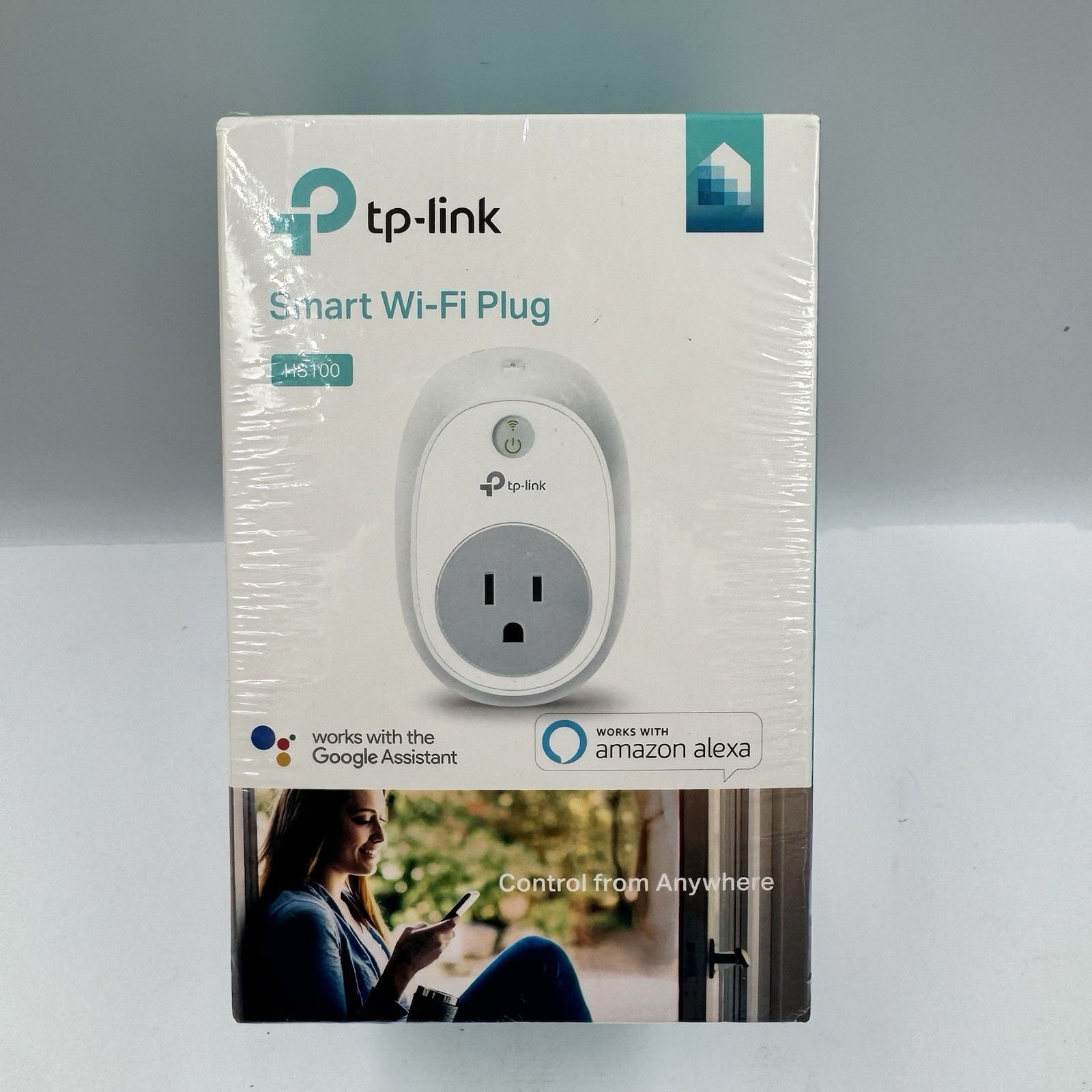 TP-LINK HS100 Smart Wi-Fi Plug New SEALED BOX Alexa Google Great For Xmas Lights