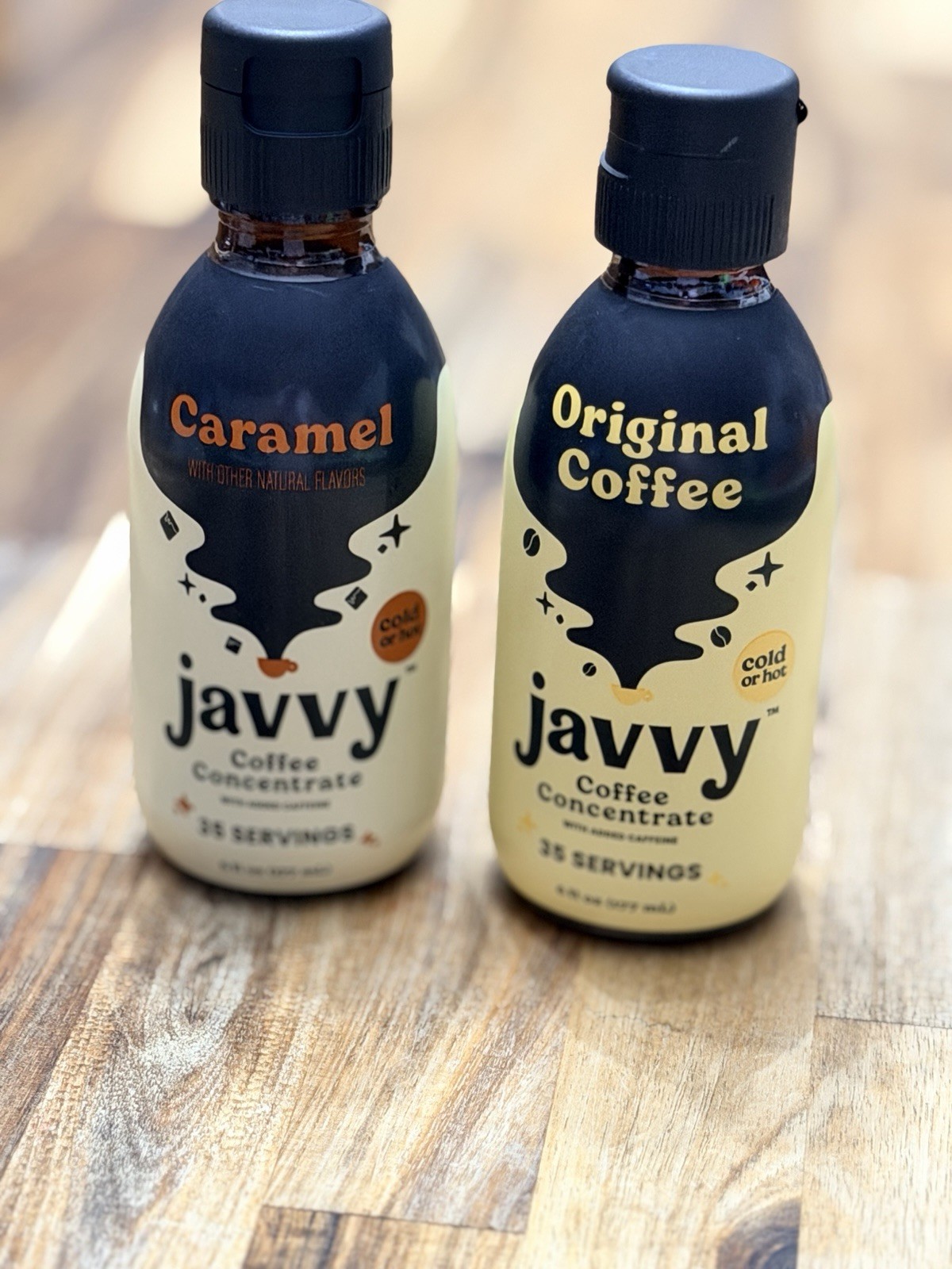 Javvy Caramel Coffee Concentrate And Original