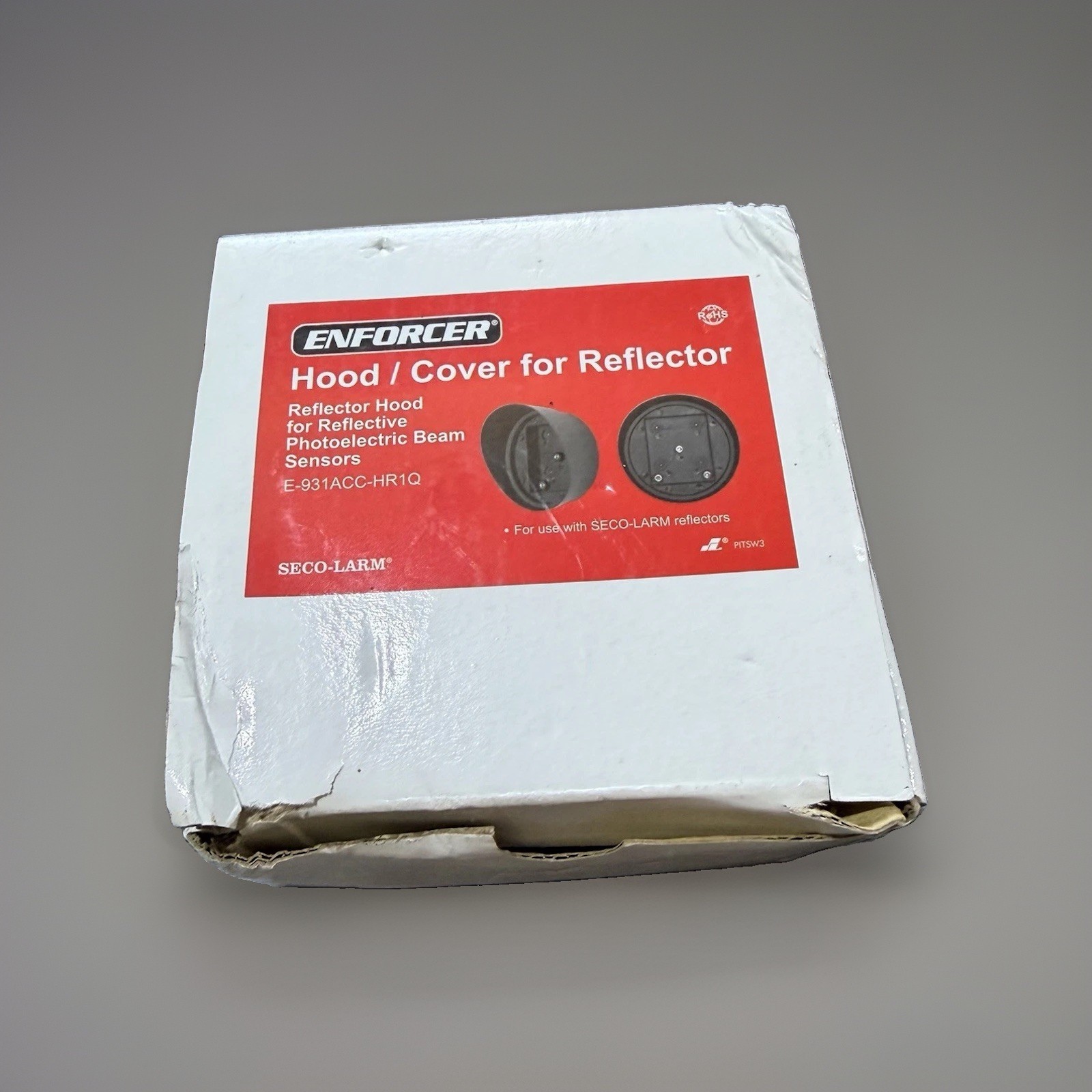 ENFORCER E-931ACC-HR1Q Black Reflector Hood/Cover for Photoelectric Beam Sensor