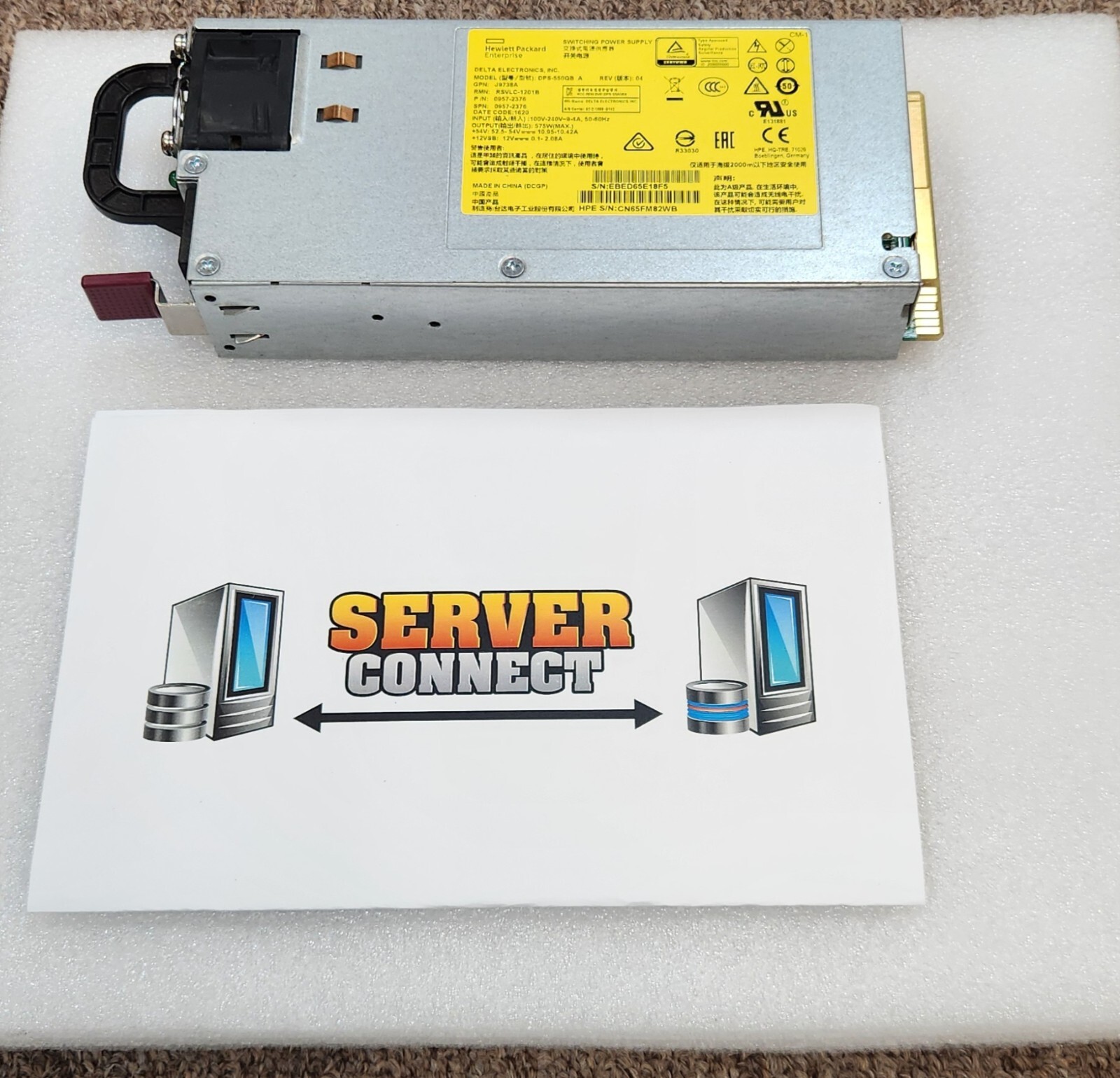 J9738-61001 HP X332 575W 100-240VAC 54VDC PSU