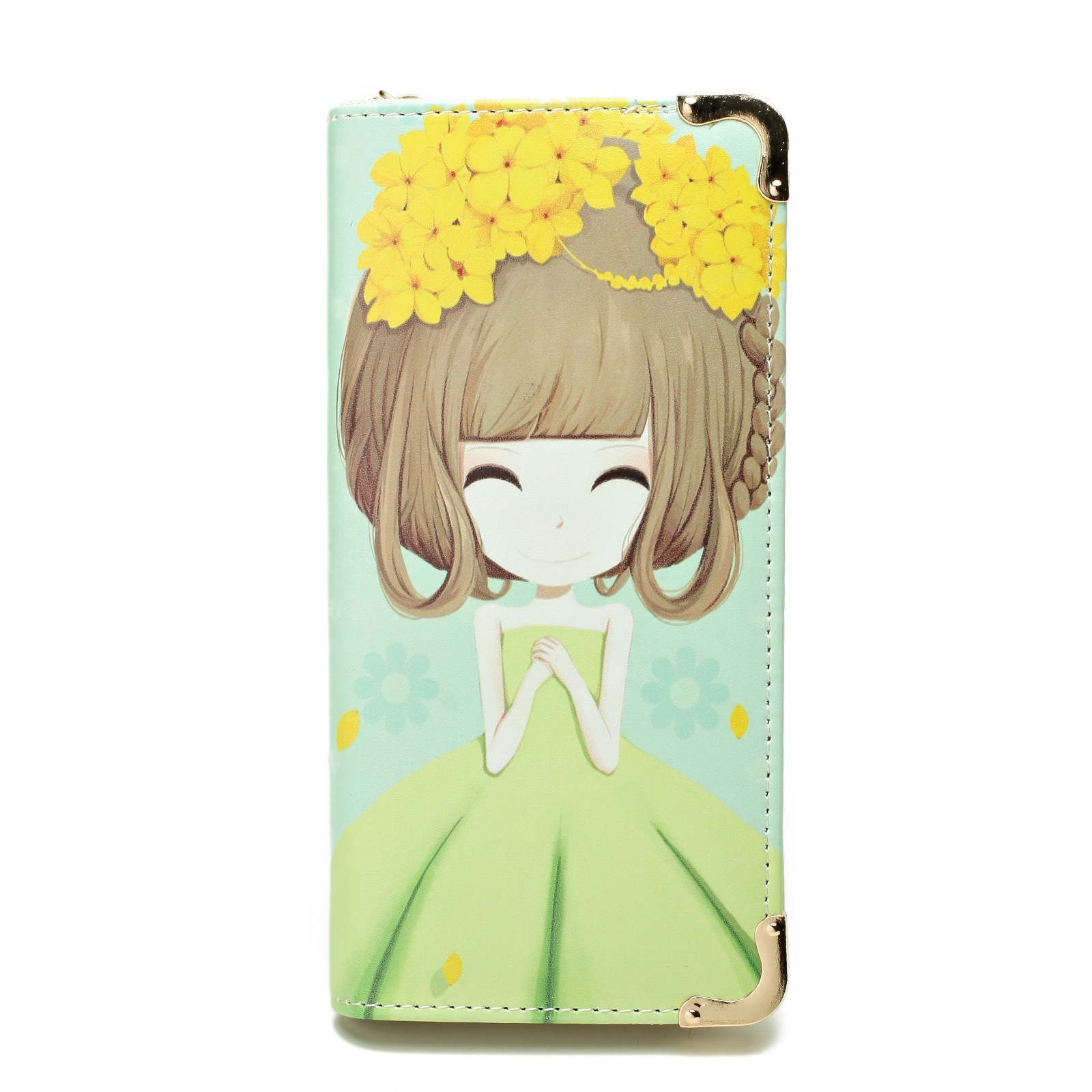 NWT Cartoon Figure  Fairy Accordion Zip Around Wallet