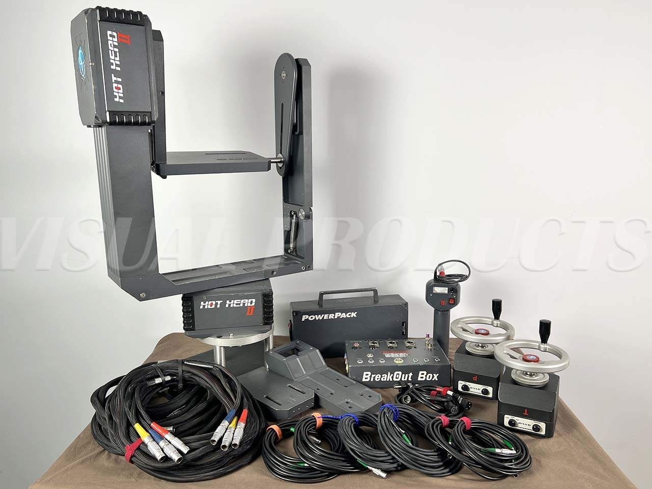 Egripment Hot Head II 2-Axis Remote Head w/Hand Wheels, Side Support & PowerPack
