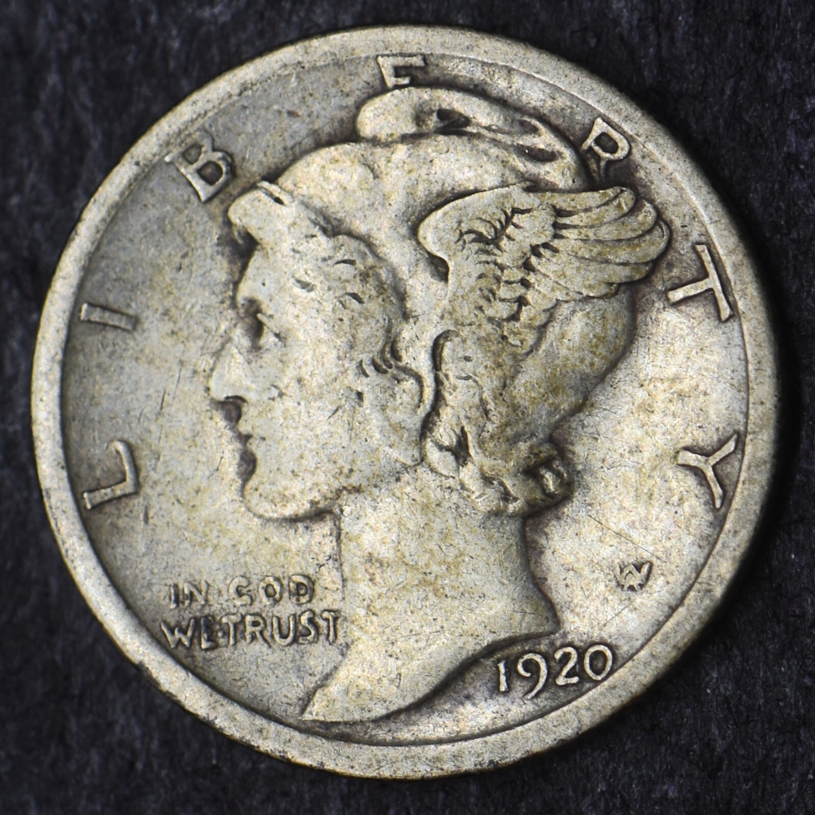 1920-S Mercury Silver Dime 10C - COINGIANTS -