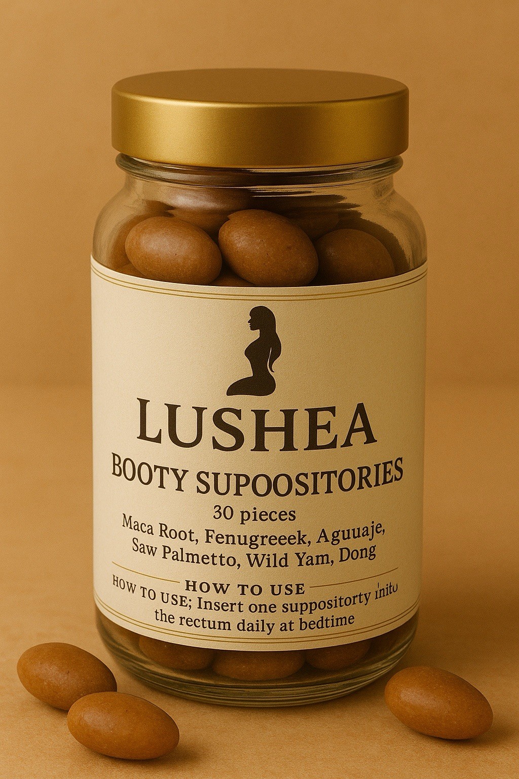 BBL Booty Suppositories Internal Curves Support (30 count)