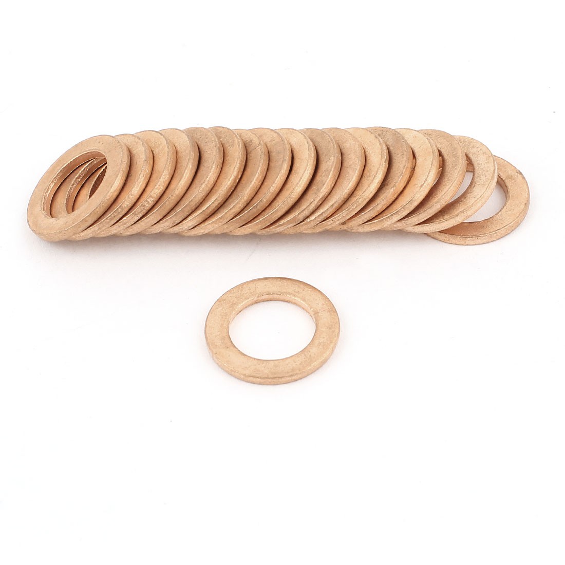 20Pcs 10mmx16mmx1.5mm Copper Crush Washer Flat  Gasket Fitting