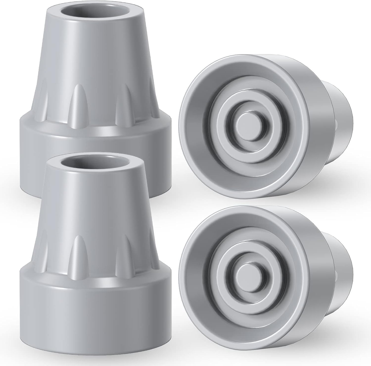 Crutch Tips, 7/8 Inch Heavy Duty Non Slip Rubber Tips Upgraded Thickened for Cru