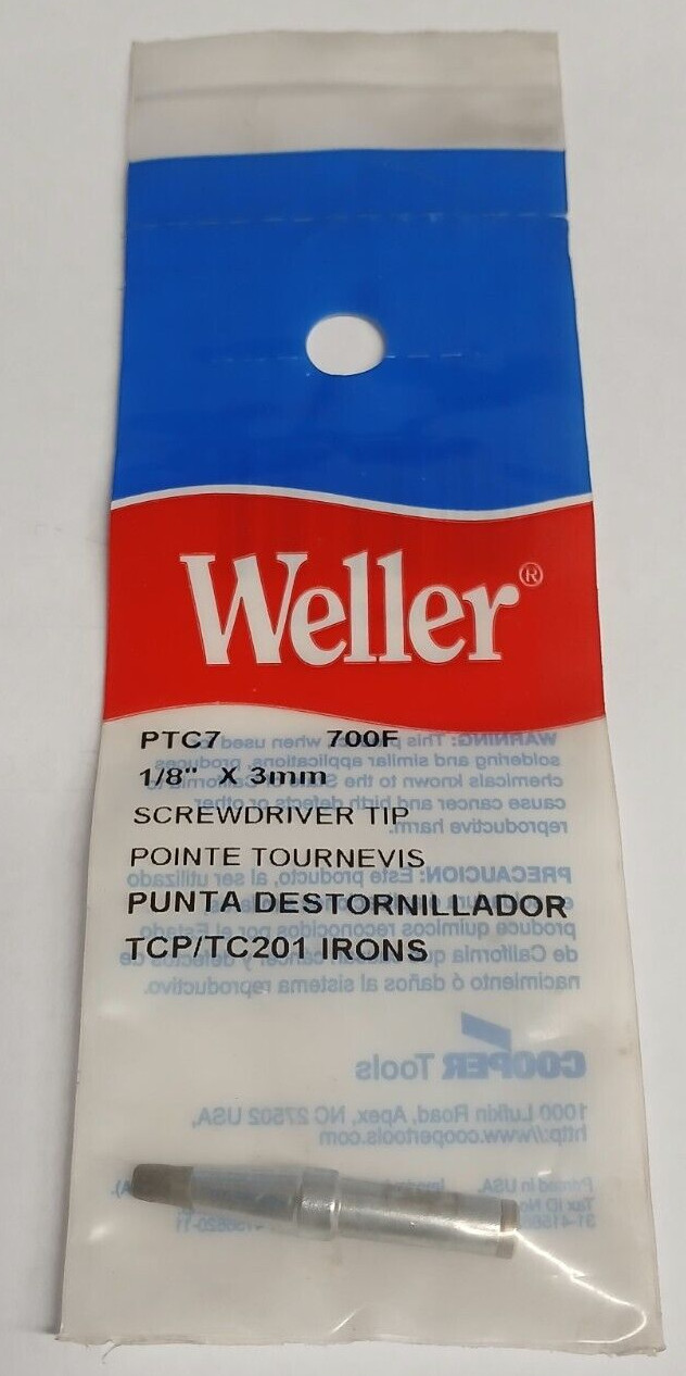 WELLER PTC7 1/8X5/8X700DEG POINT