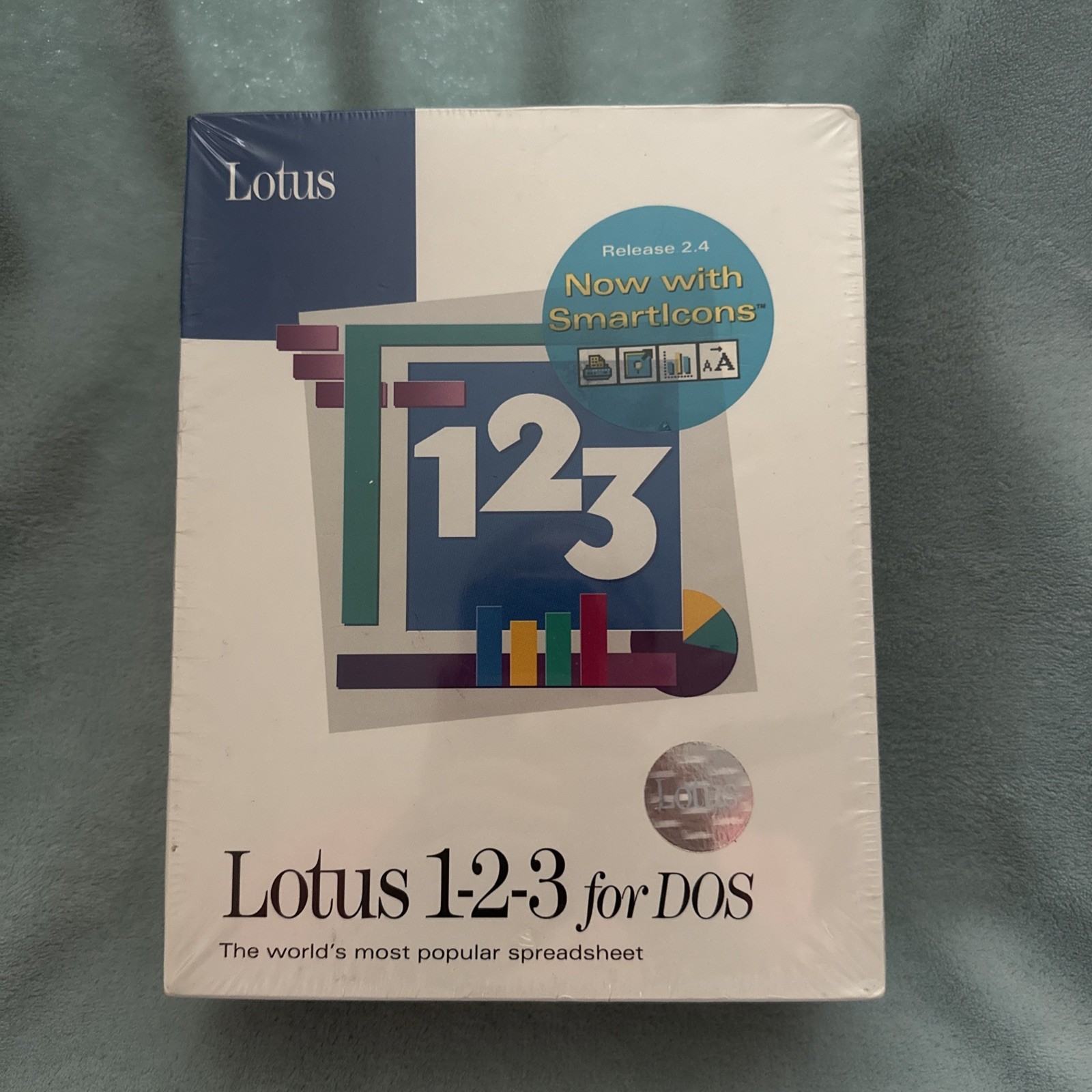 Lotus 123 for DOS Release 2.4 - No Media USA Network Node Edition NOS Never Used