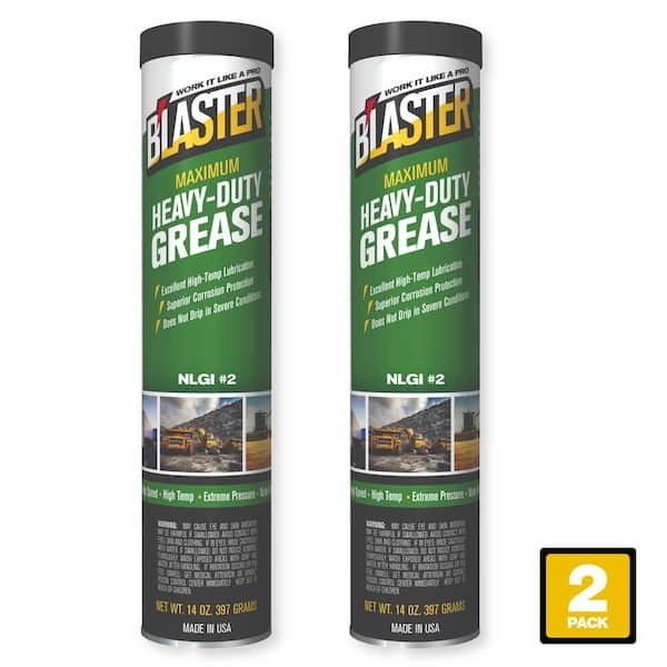 14 oz. Maximum Heavy-Duty Grease Cartridge for Grease Gun ( 2 Pack )