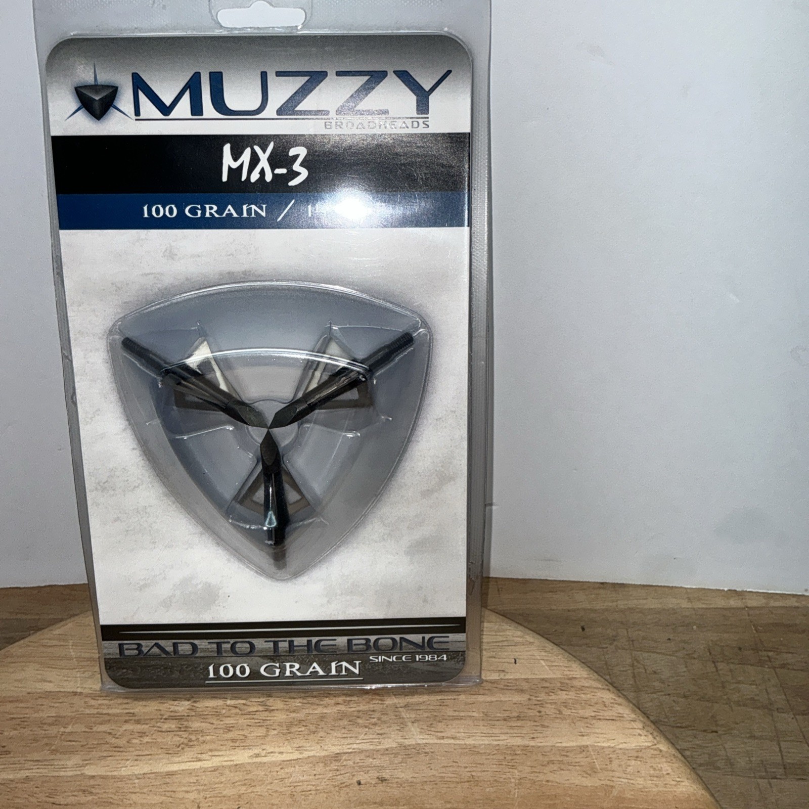 New Muzzy MX-3 3-Blade Broadhead, 100 Grain FREE SHIPPING(K)