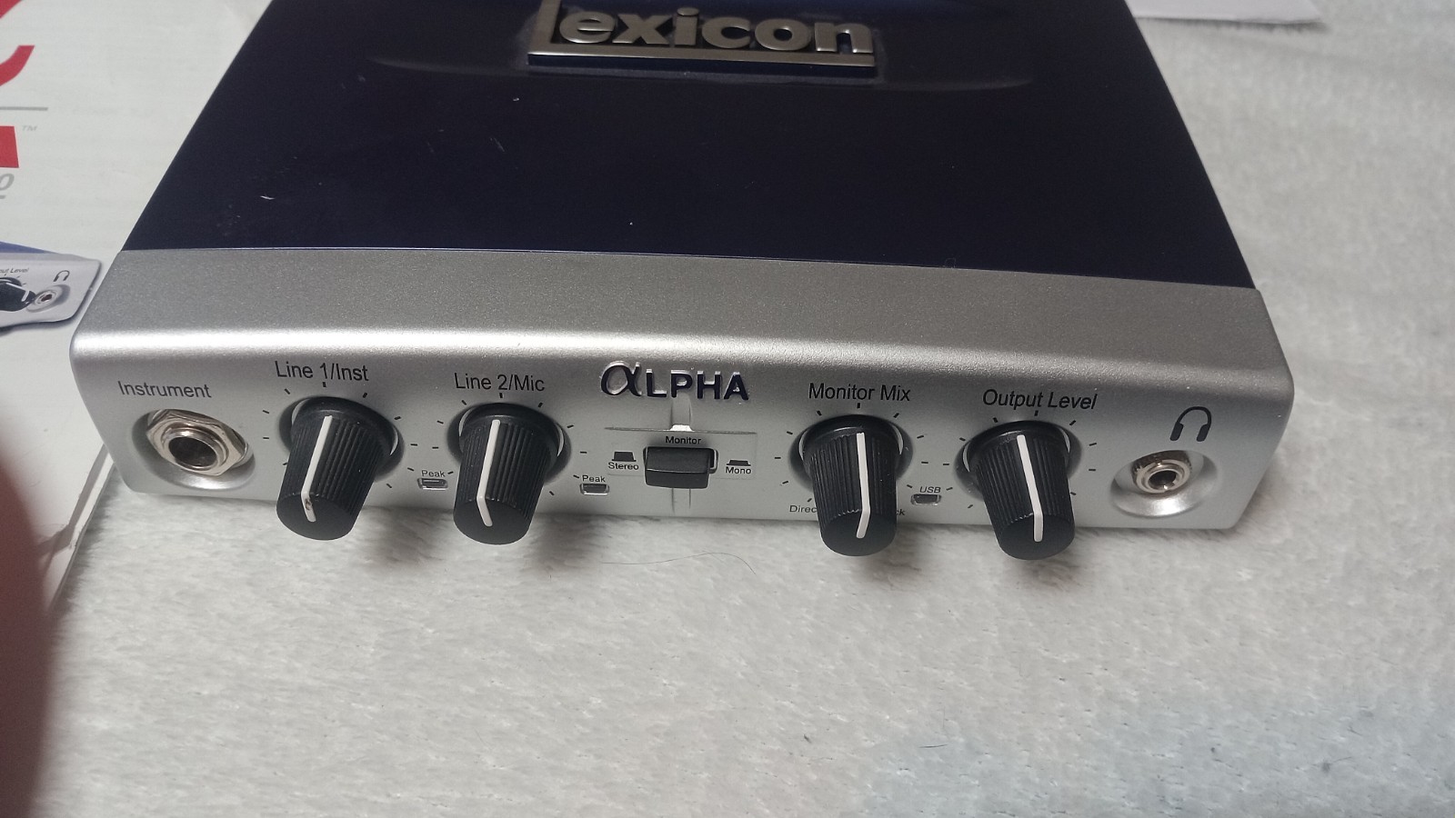Lexicon Alpha Digital Recording USB Interface Model LEXALPHAV