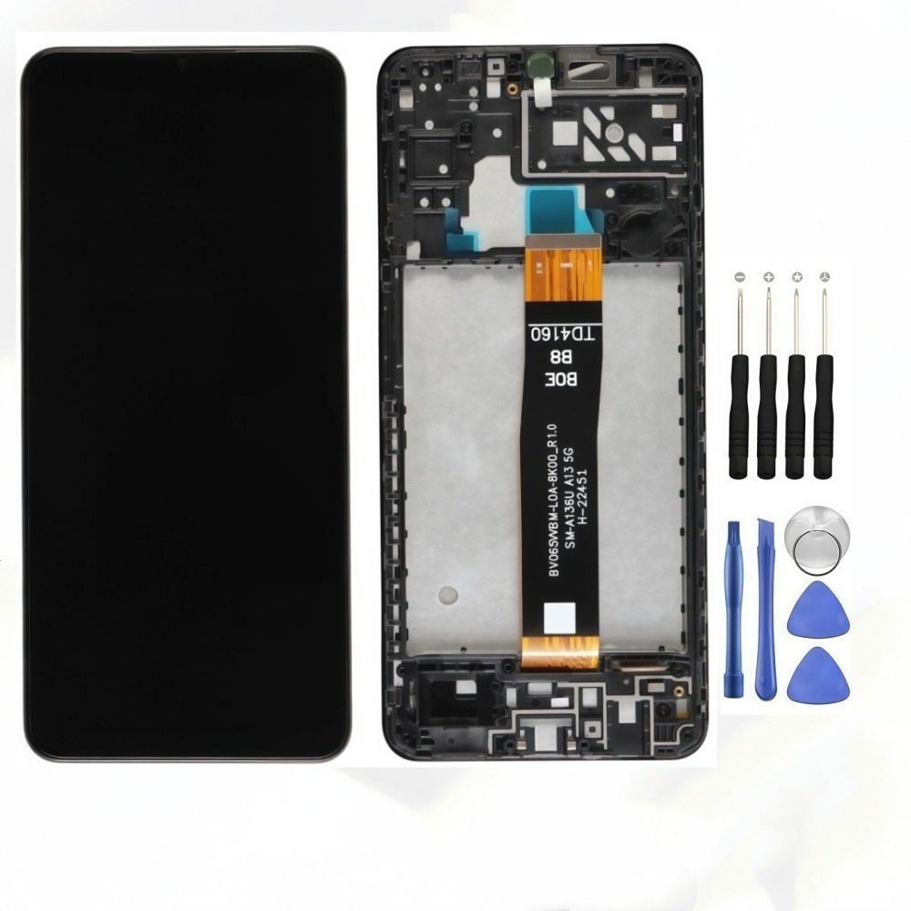 For Samsung Galaxy A04s SM-A047F/DS LCD Screen Touch Digitizer Frame Replacement