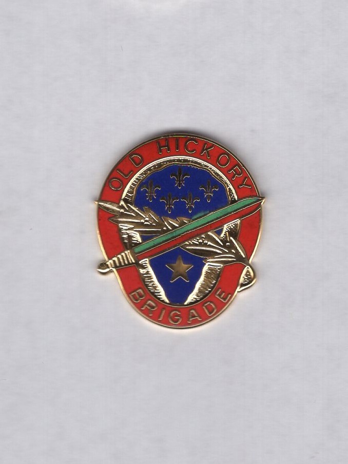 US Army 30th Armored Brigade crest DUI badge G-23