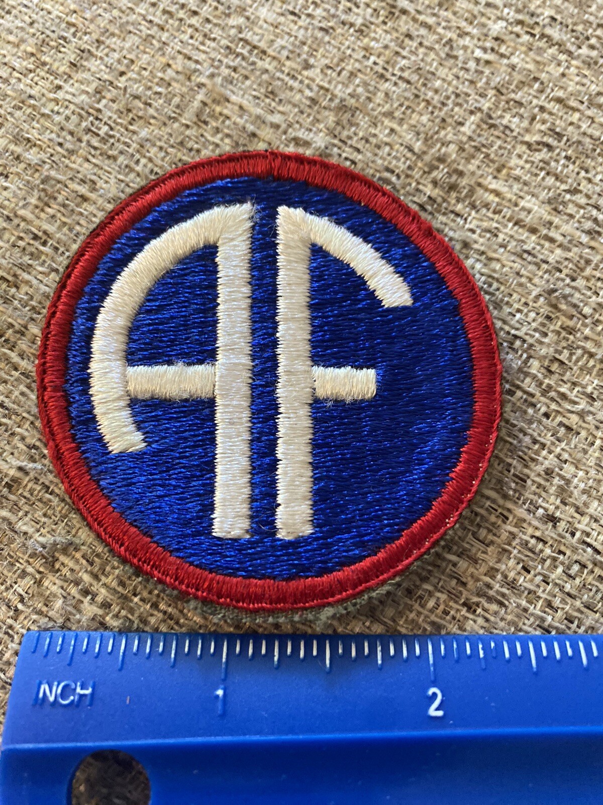WWII US Army AF Allied Forces HQ Headquarters AF Patch INV8064
