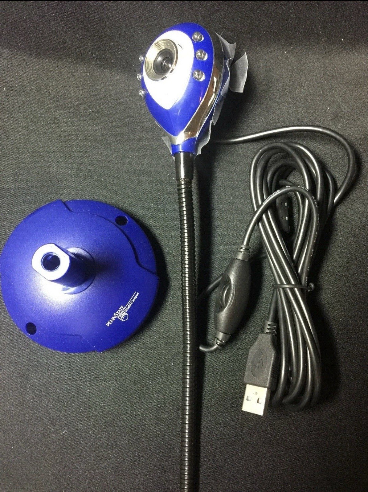 Kryterion 640x480 webcam with Mic, 4 foot cord, LED, 1.3MP Great for Home School
