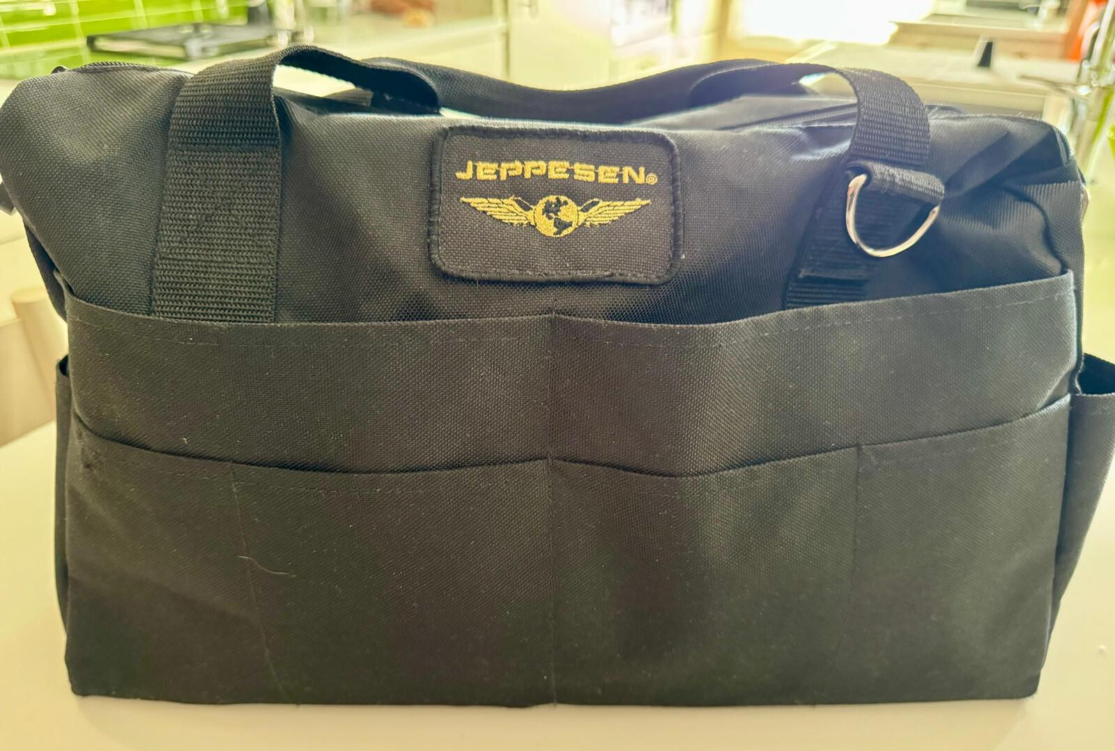 Jeppesen Flight Duffle Bag/ Student Flight Bag Black - Looks New