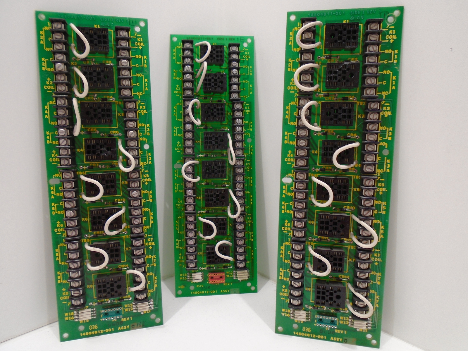 (LOT OF 3) HONEYWELL  14504811-001 /  14504812-001 RELAY MODULE