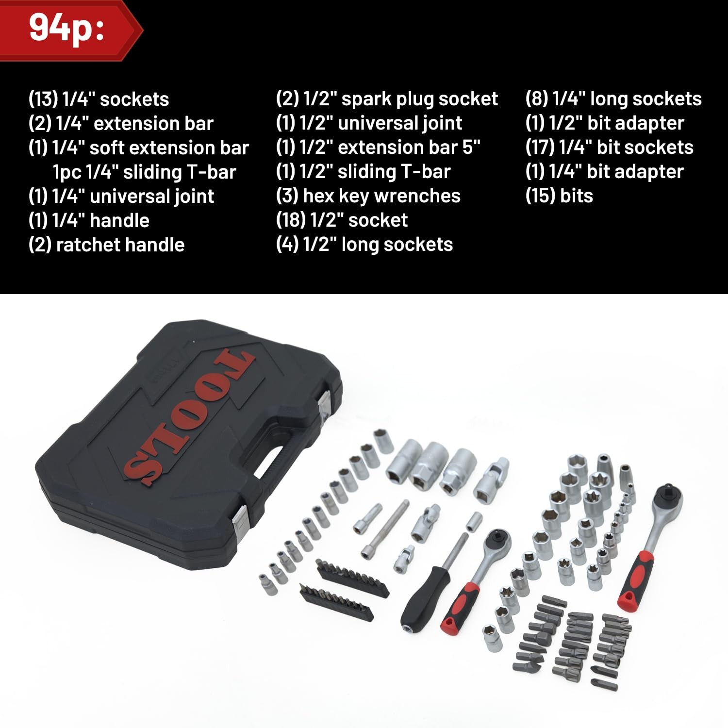 Ultimate Sockets Set Comprehensive Hand Tool Set Perfect for Home Essentials ...