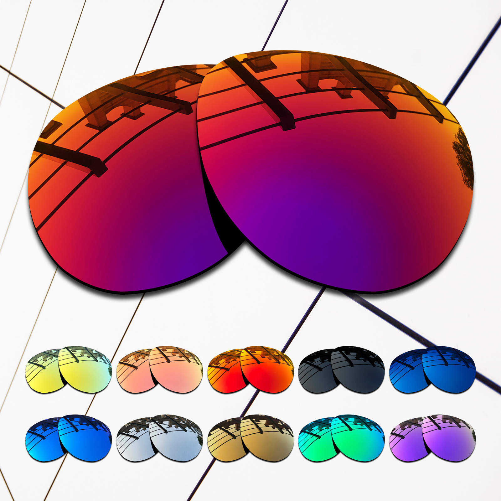TRUE POLARIZED Replacement Lenses for-Ray-Ban RB3293-67 Multi-Colors