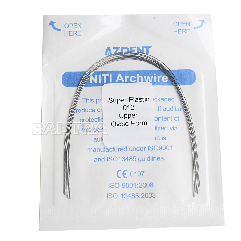 Dental Orthodontic Braces Kit 0.022 Roth Brackets NiTi Arch Wire Ligature Ties