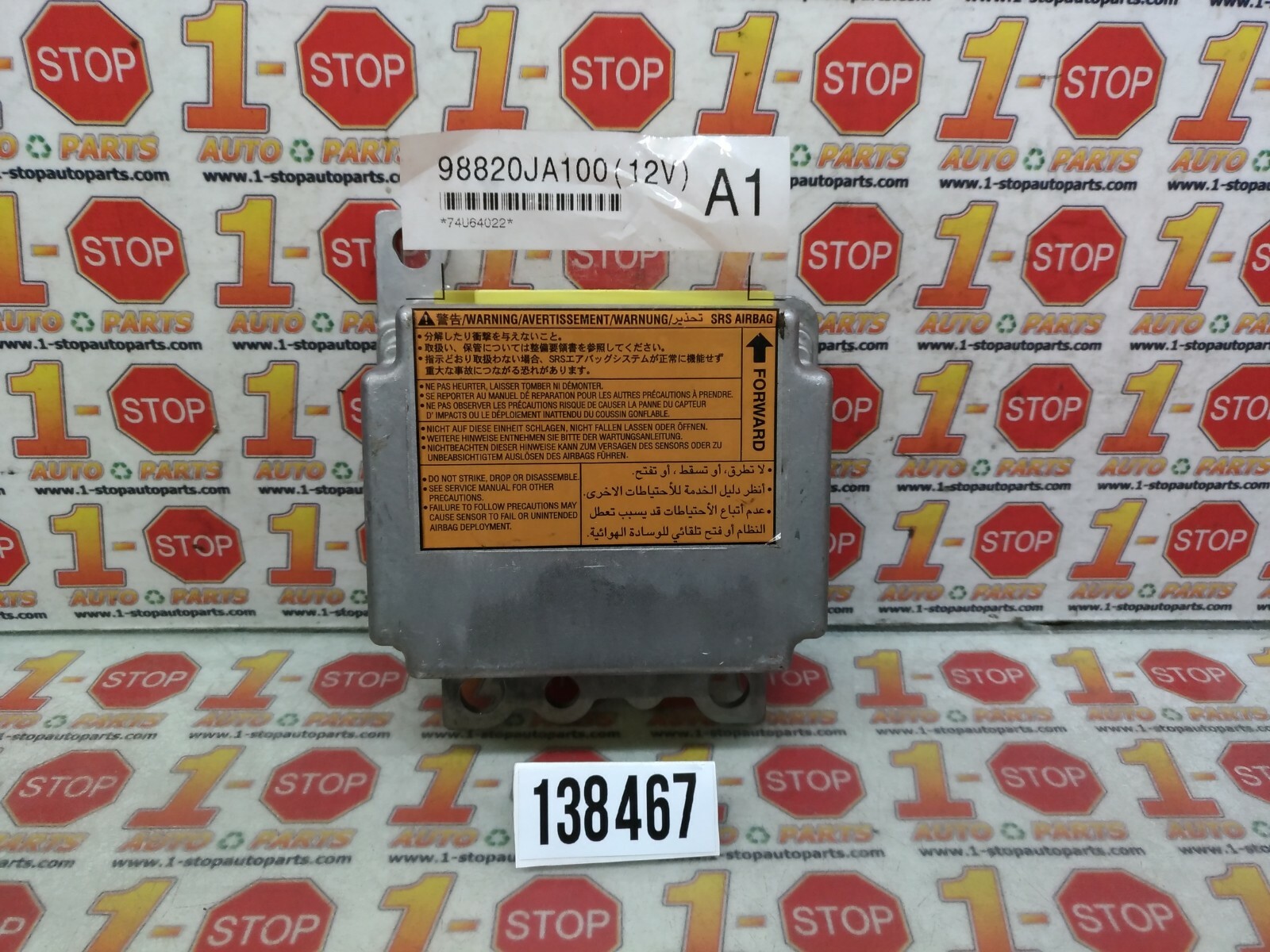 07 08 09 2007 2008 2009 NISSAN ALTIMA SEDAN SRS MODULE 98820-JA100 OEM