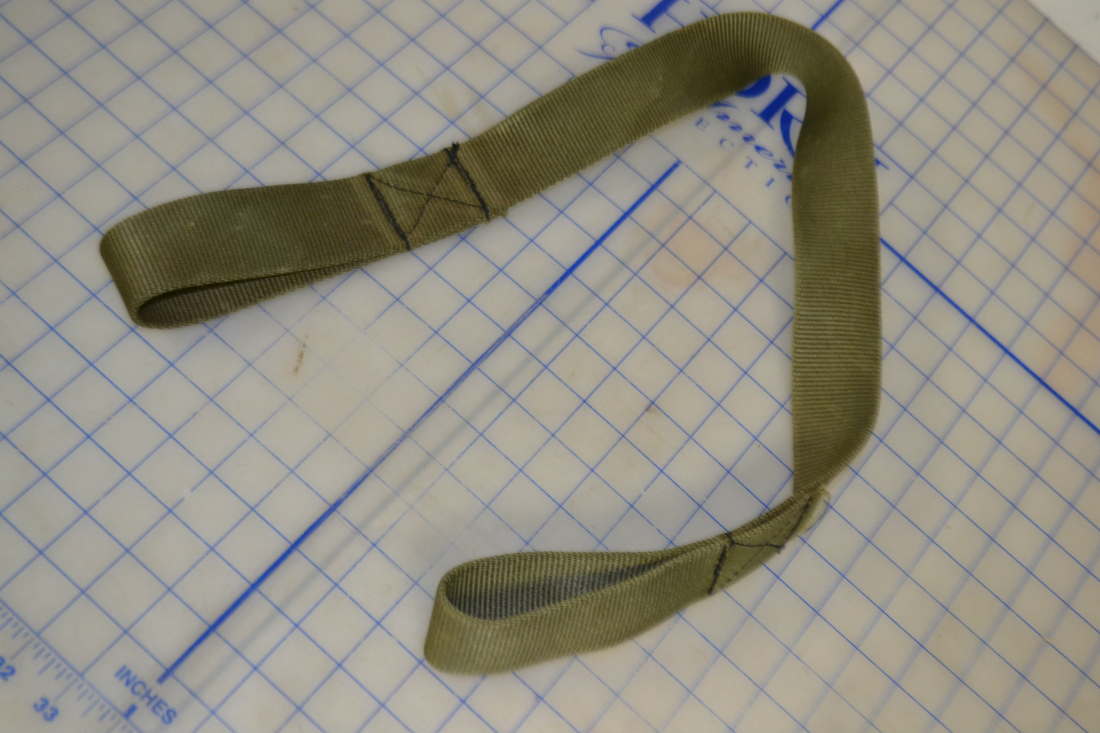 *military off roading tow strap 4x4 choker short 3ft 1 3/4" nylon duty USA