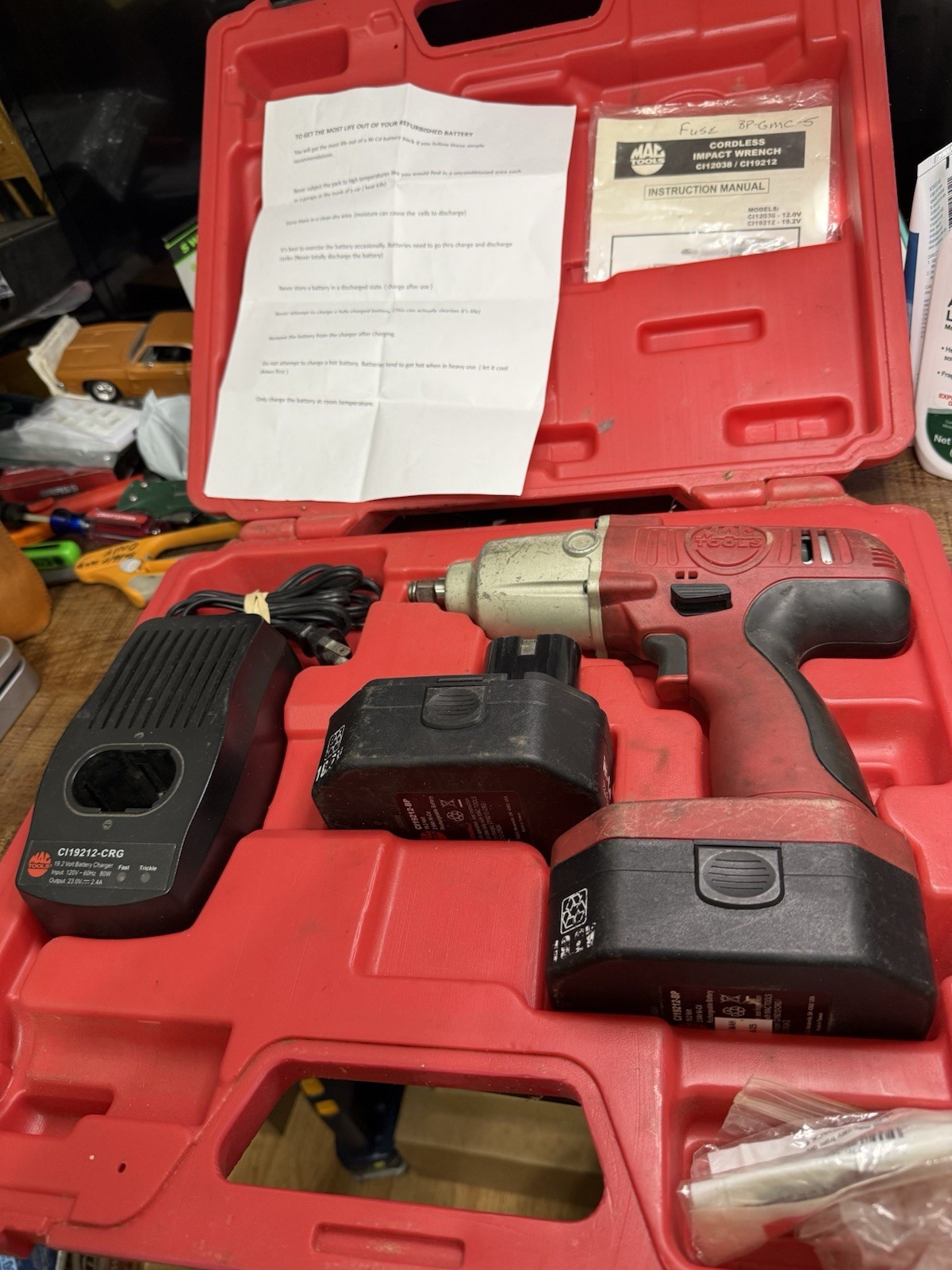 Mac 1/2" Cordless 19.2v Impact Driver CI19212