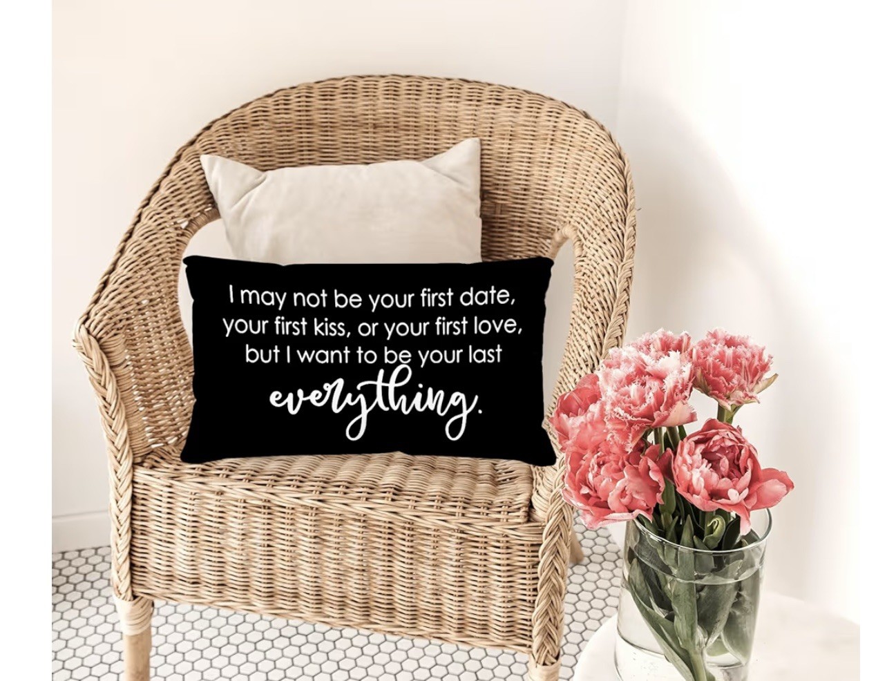 Romantic Couple Pillowcase Set with Heart Design