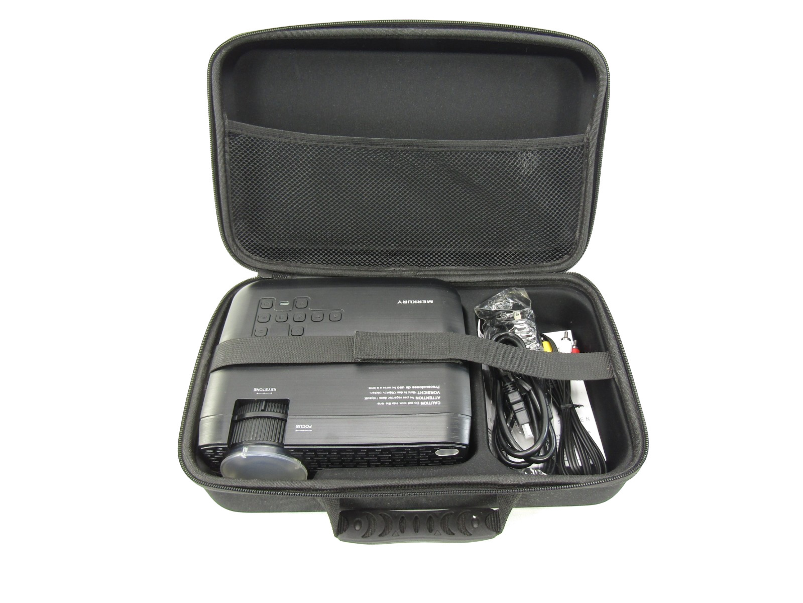 Merkury MI-P002B WiFi Projector w/ Case