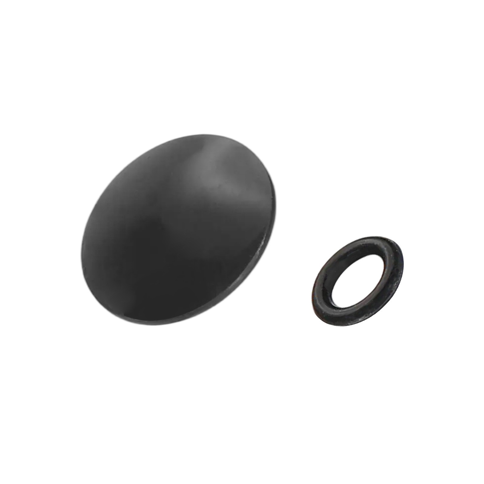 Camera Shutter Button, 10mm Convex Surface Shutter Release Button Black