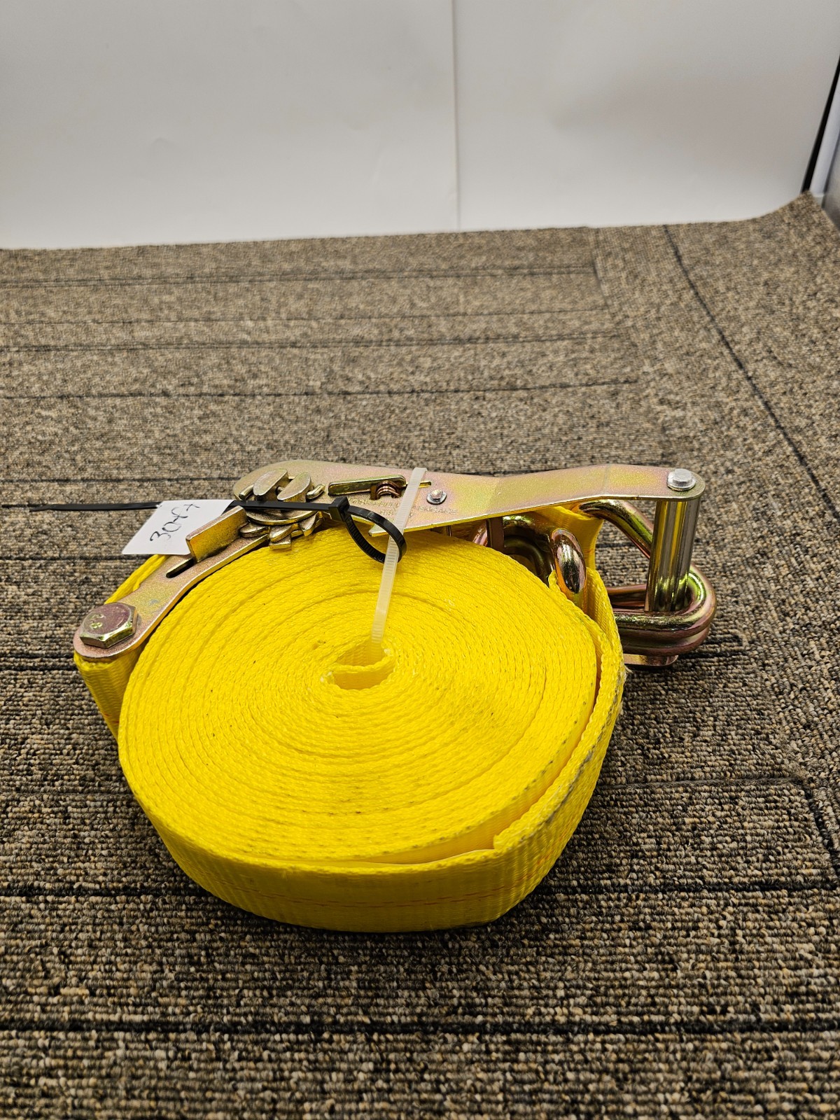 2" x 30 FT Ratchet Strap Tiedown Assembly Wire Hook Yellow
